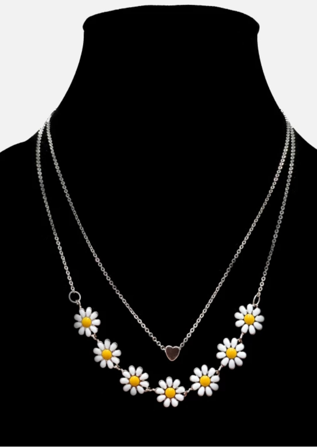Heart flower Necklace 💓
