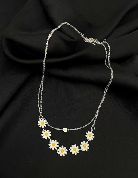 Heart flower Necklace 💓